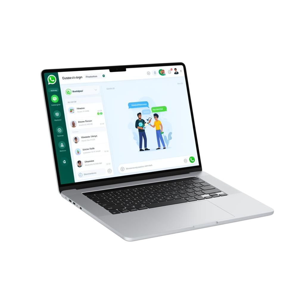 Painel AtendeFarma em notebook